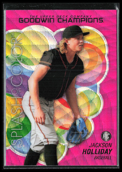 Jackson Holliday Splash of Color Pink Wave