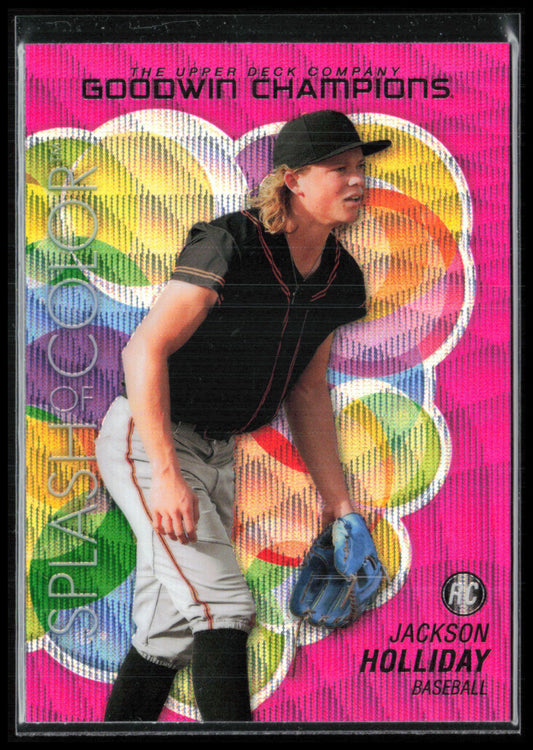 Jackson Holliday Splash of Color Pink Wave