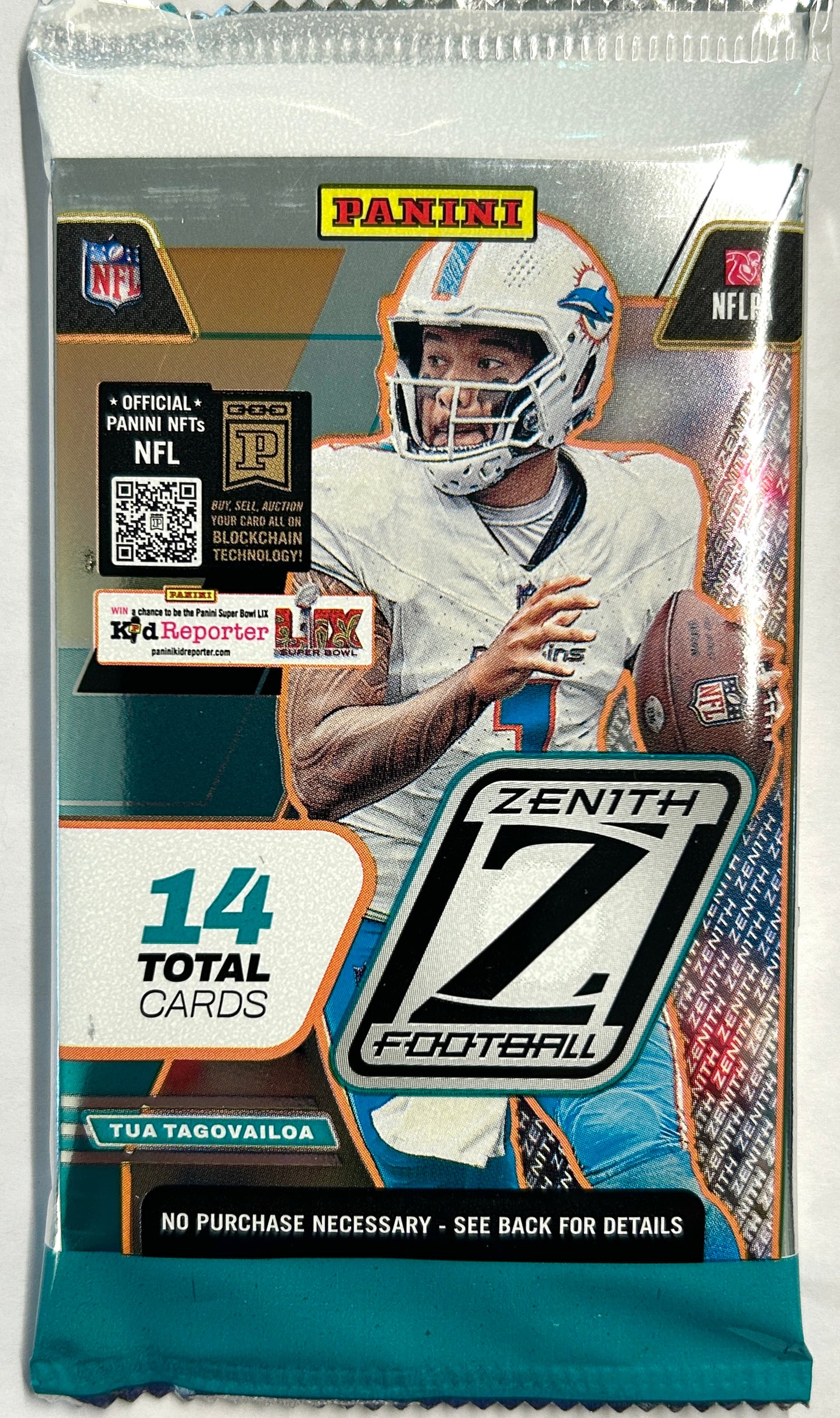 2024 Zenith NFL Single Pack (14 Cards, From Mega)