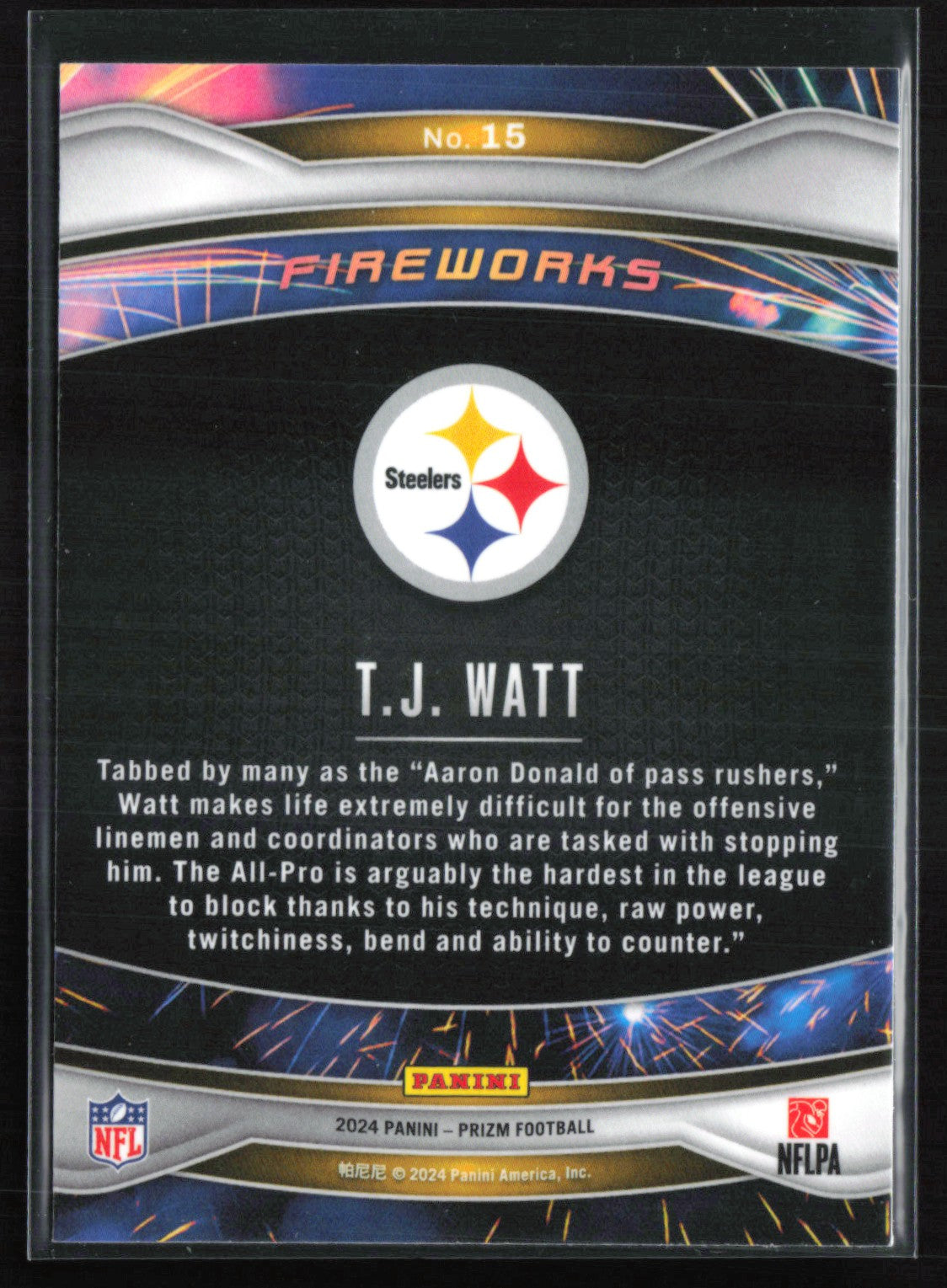 T.J. Watt Fireworks