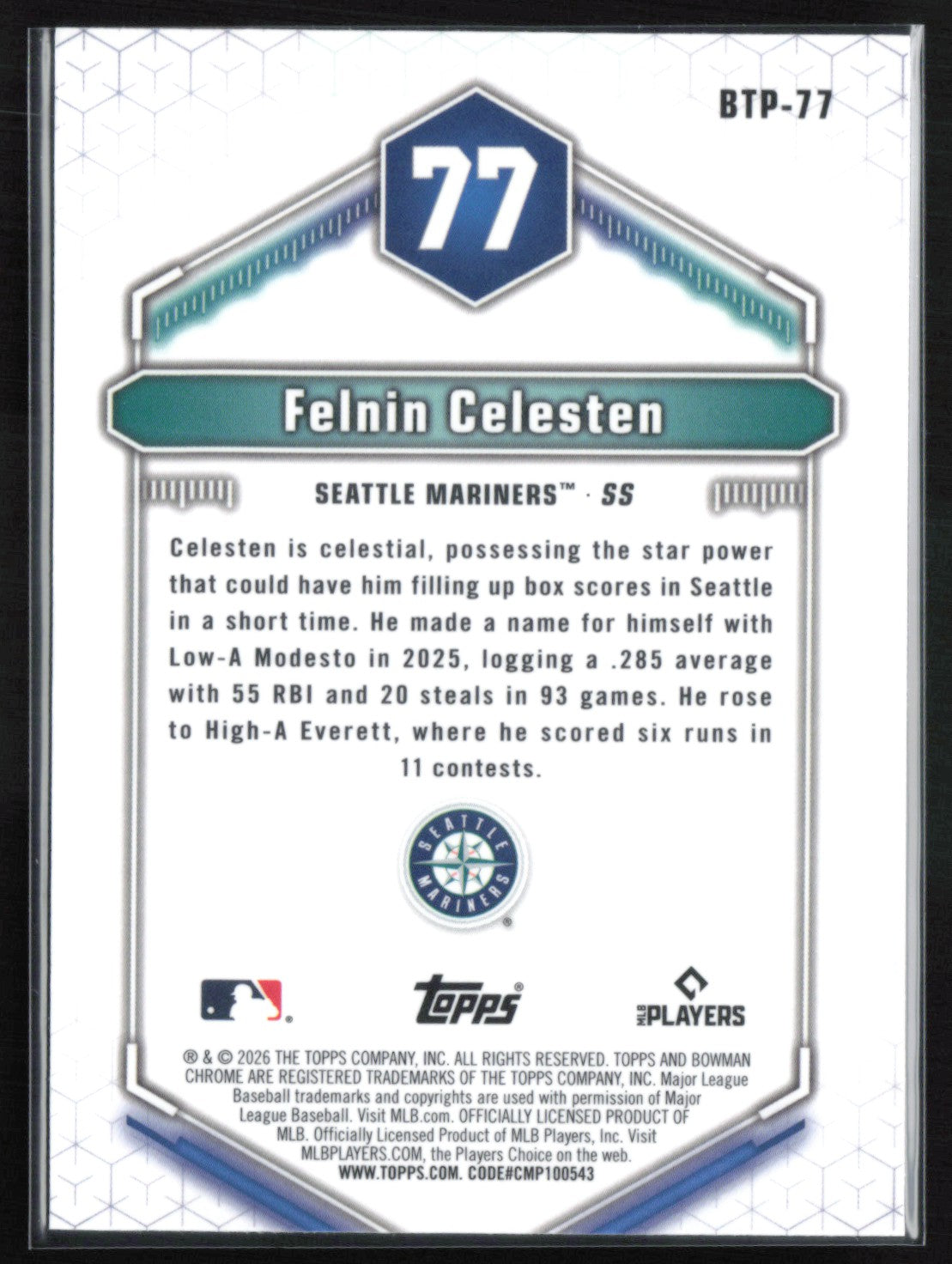 Felnin Celesten Top 100