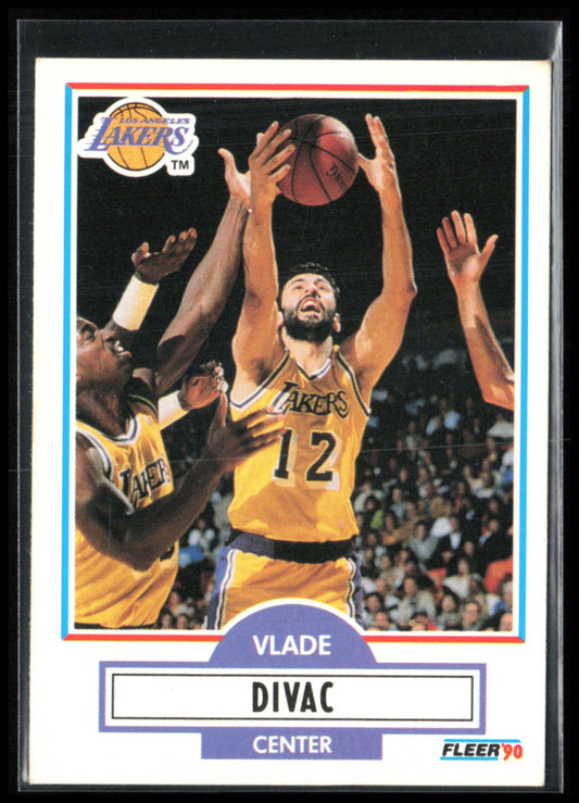 Vlade Divac 1990 Fleer