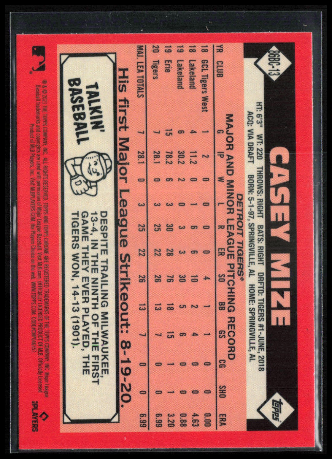 Casey Mize RC