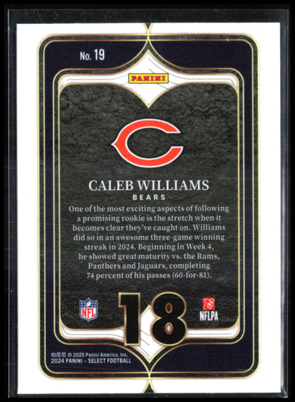 Caleb Williams RC Numbers