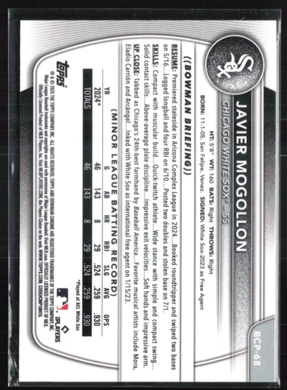 Javier Mogollon 1st Bowman