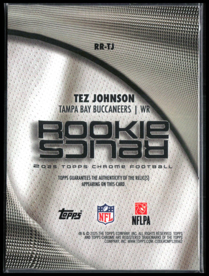 Tez Johnson RC Player-Worn Mem