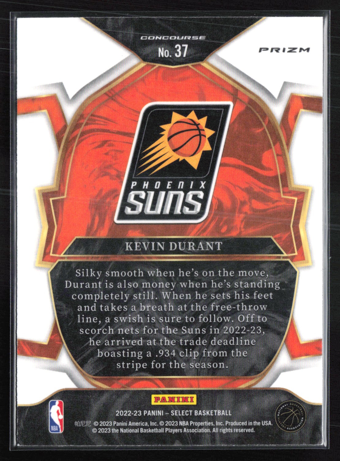 Kevin Durant Orange Flash