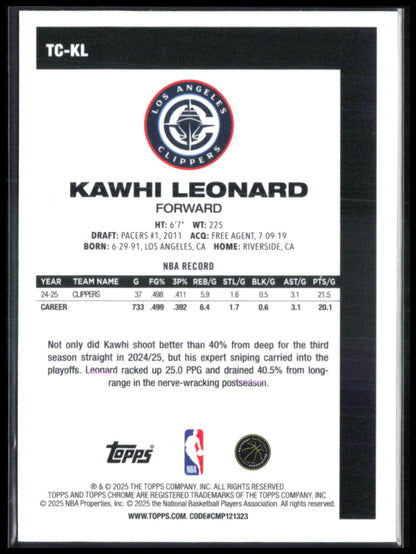 Kawhi Leonard Mojo