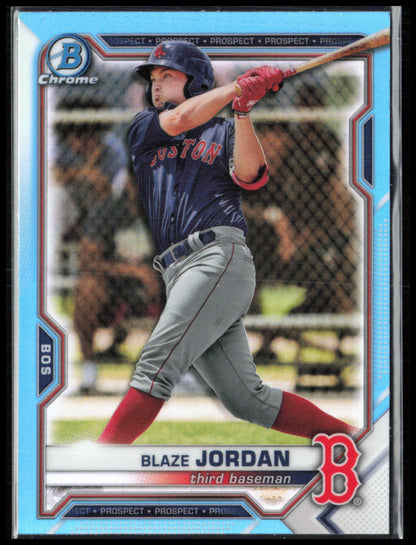 Blaze Jordan Sky Blue Refractor Prospect