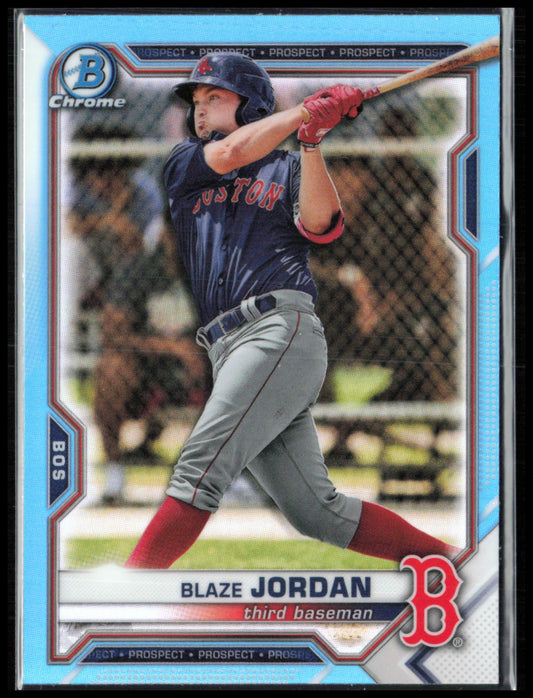 Blaze Jordan Sky Blue Refractor Prospect