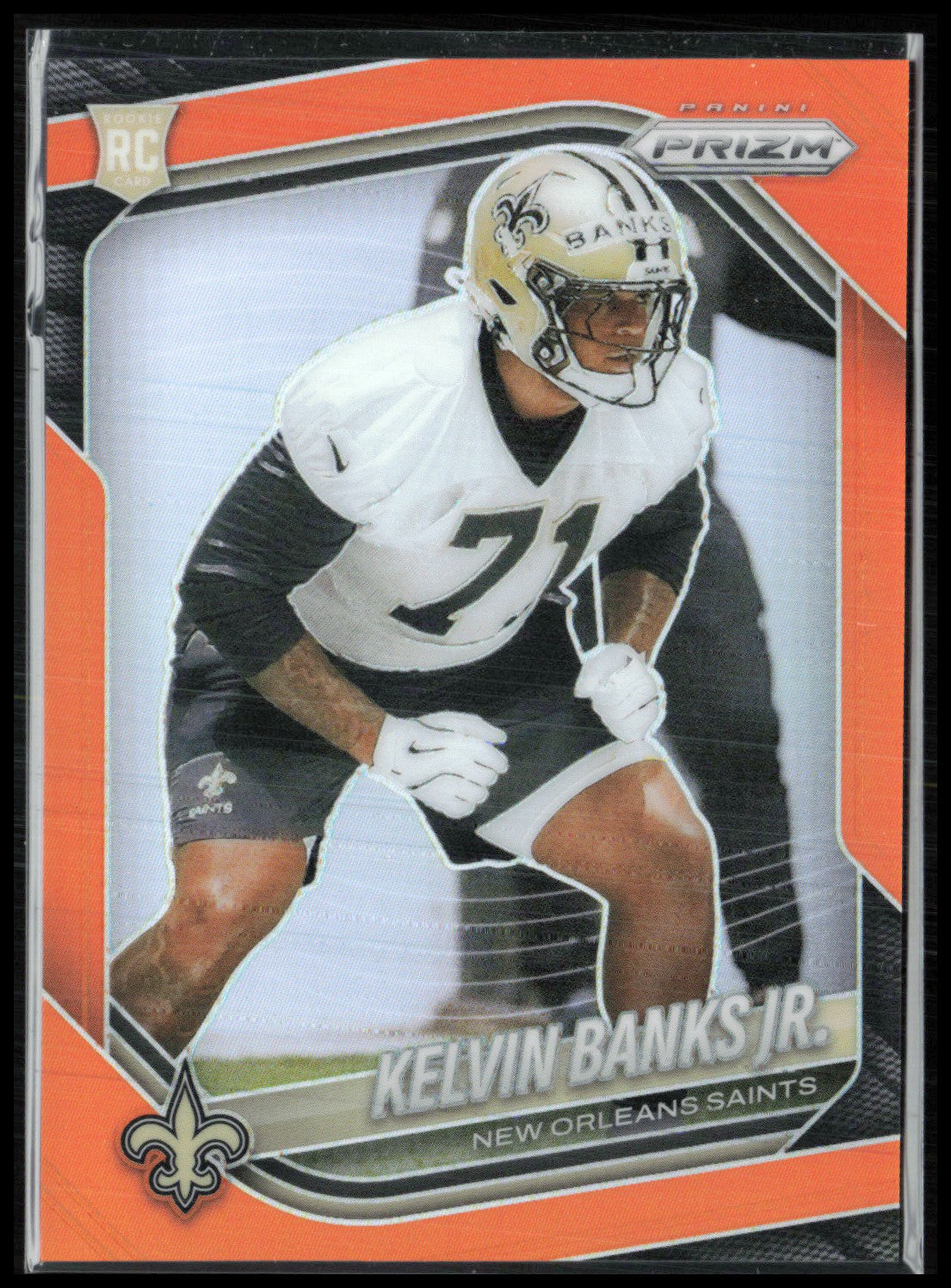 Kelvin Banks Jr RC Orange Prizm /249