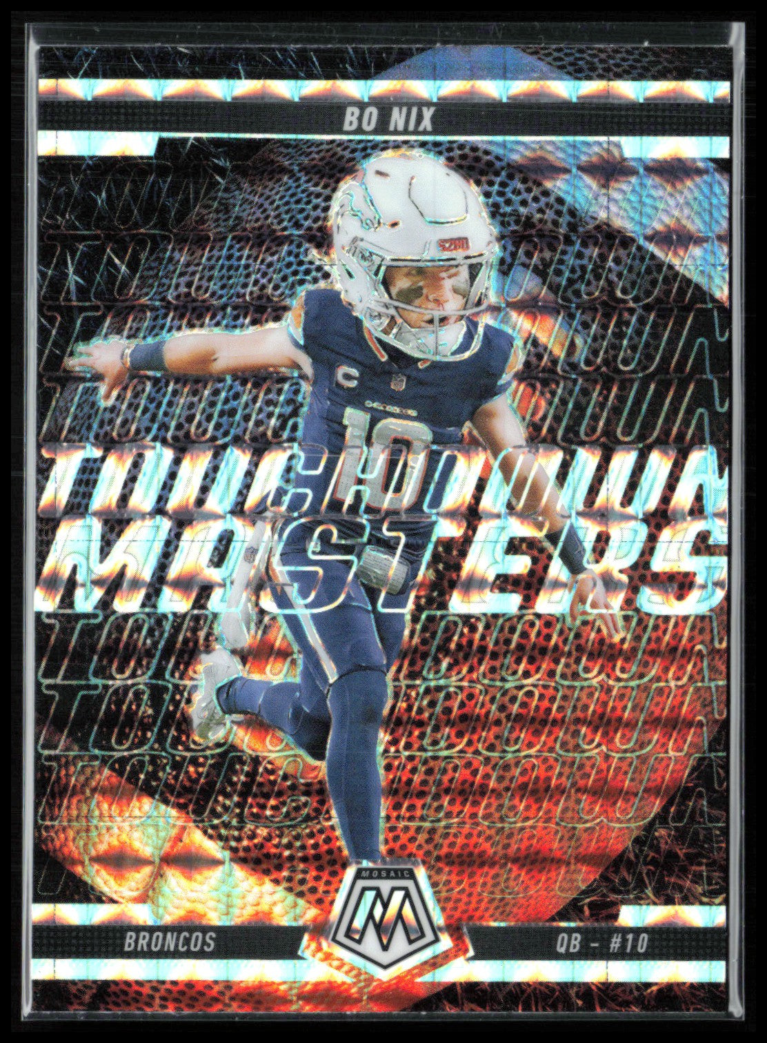 Bo Nix Touchdown Masters Mosaic Prizm
