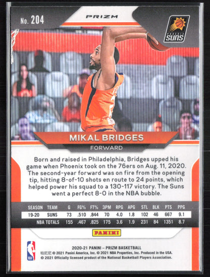 Mikal Bridges Green Prizm