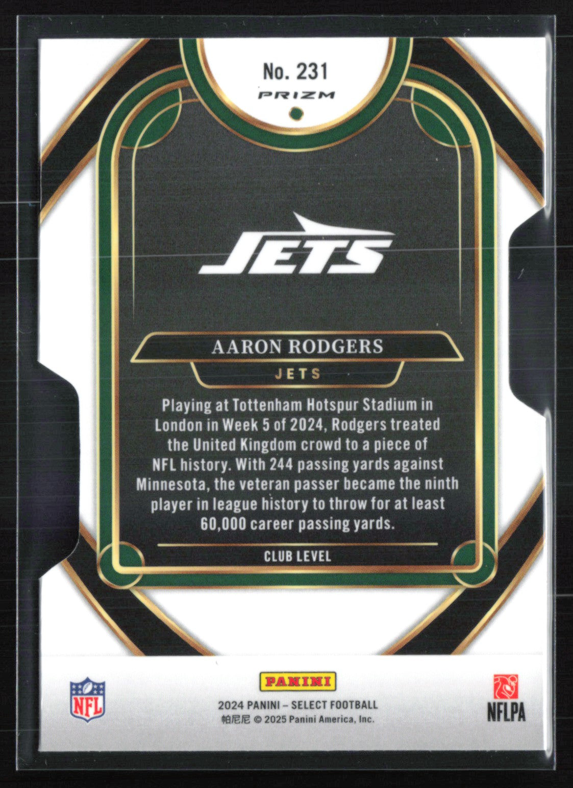 Aaron Rodgers Silver Die-Cut