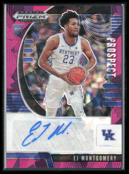 EJ Montgomery Auto Prospect Purple Ice /99