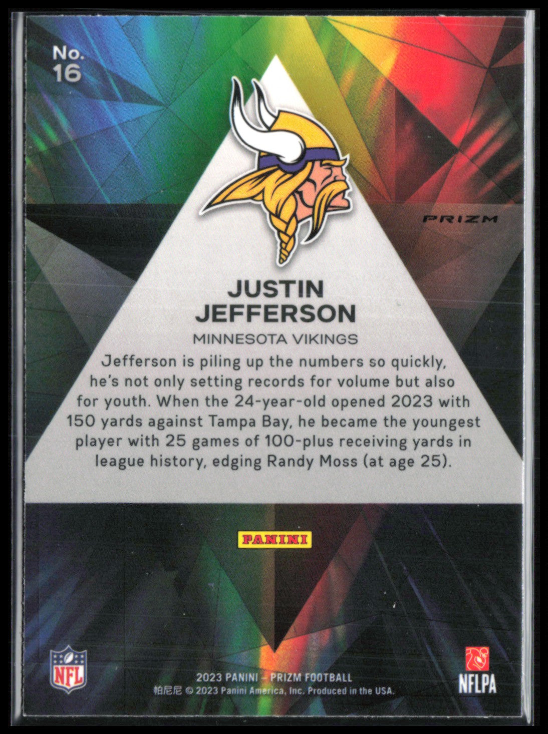 Justin Jefferson Prizmatic Green