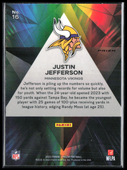 Justin Jefferson Prizmatic Green