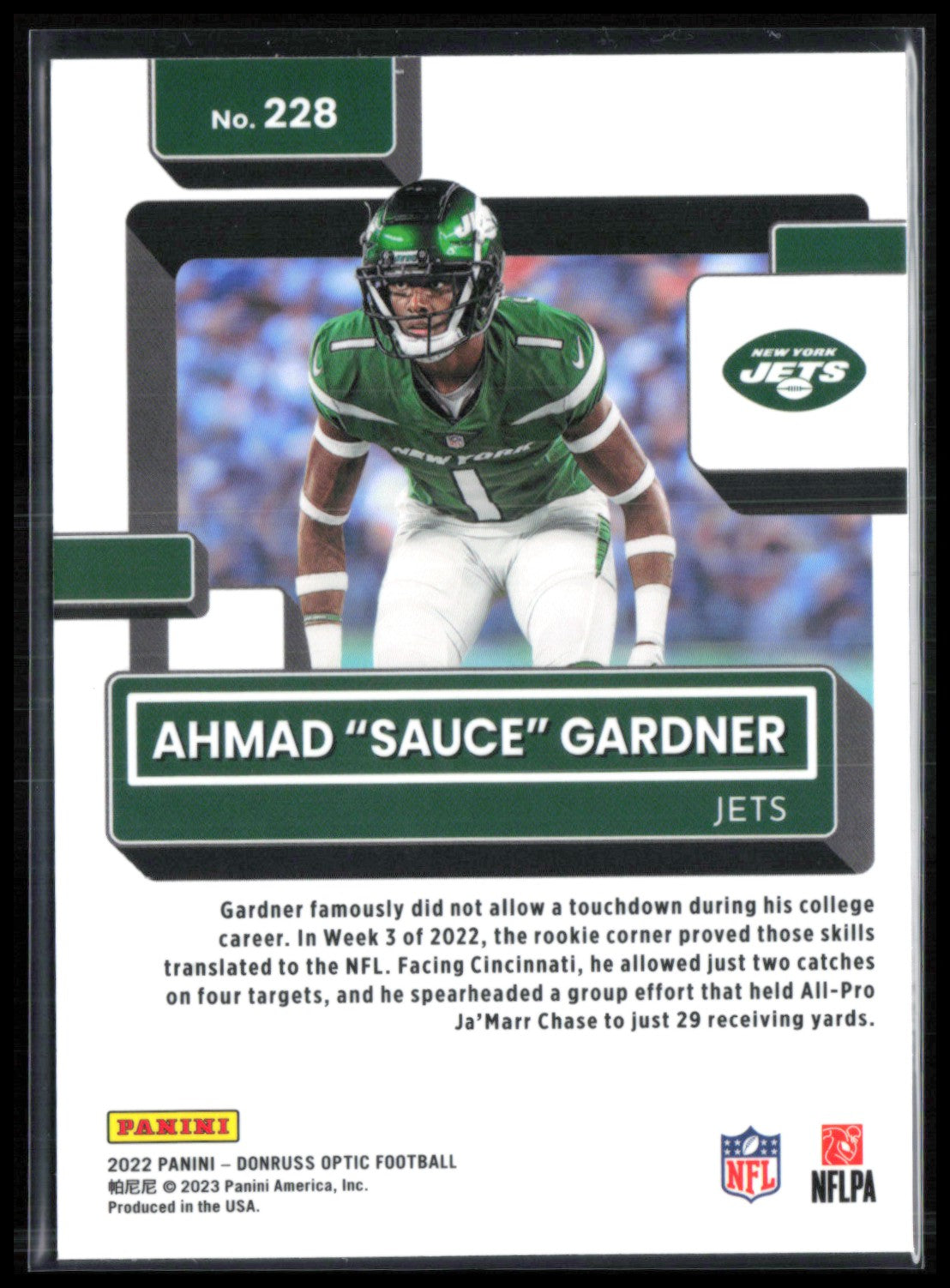 Ahmad Sauce Gardner RC
