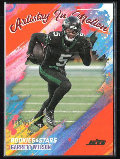 Garrett Wilson Orange /125 Artistry in Motion