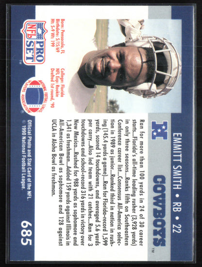Emmitt Smith 1990 Pro Set