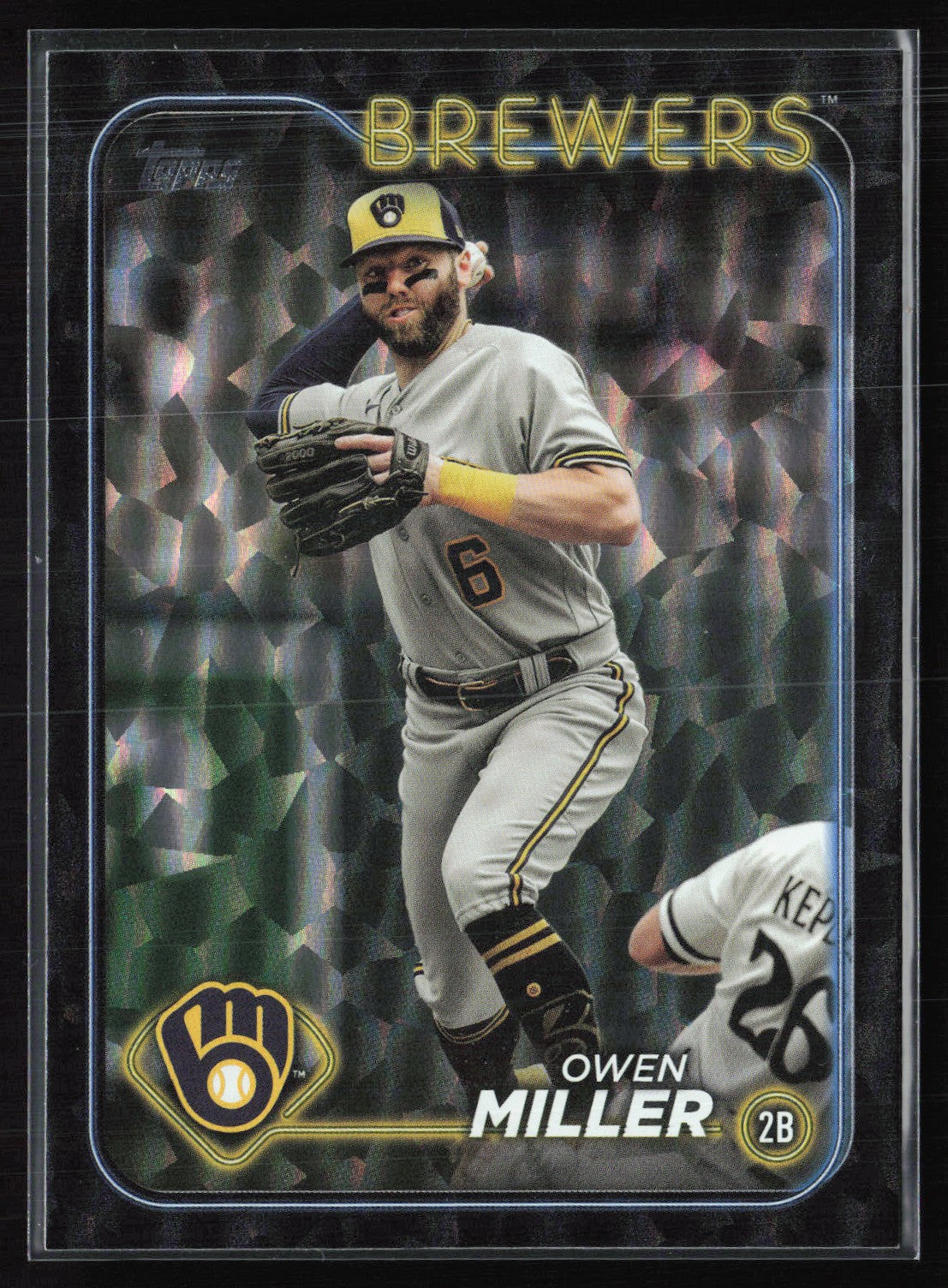 Owen Miller Black Crackle Foil