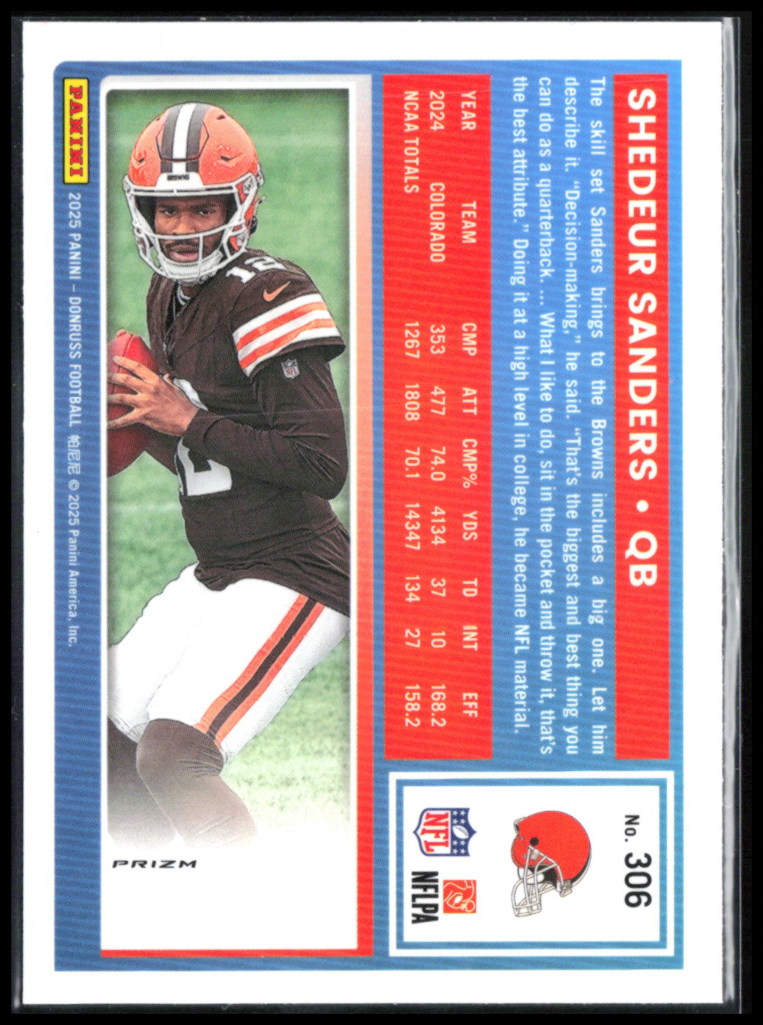Shedeur Sanders RC Pink Holo
