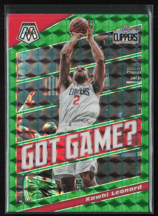 Kawhi Leonard Green Mosaic