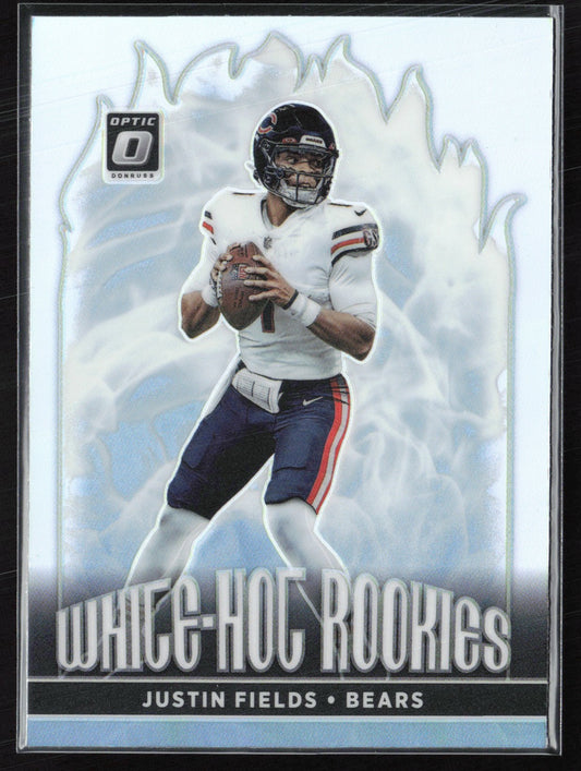 Justin Fields RC White-Hot Rookies Holo