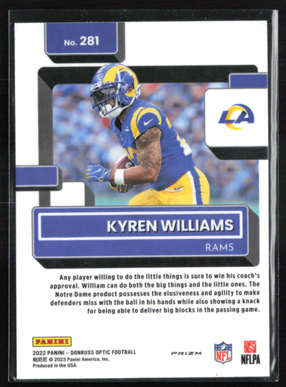 Kyren Williams RC Purple Shock