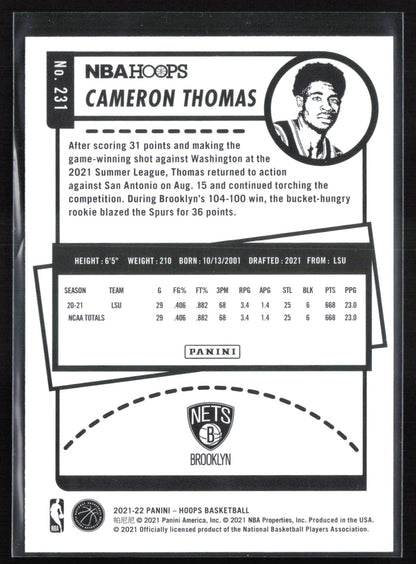 Cameron Thomas RC