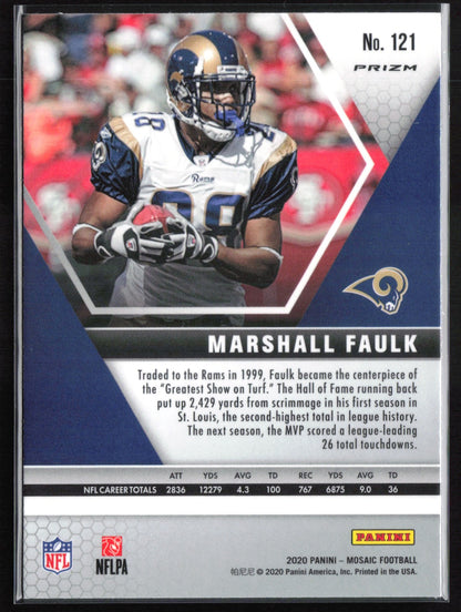 Marshall Faulk Reactive Red Yellow