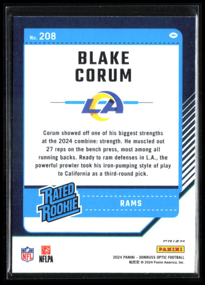 Blake Corum RC Purple Shock