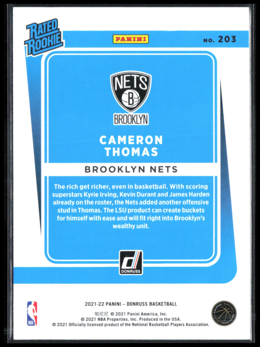 Cameron Thomas RC