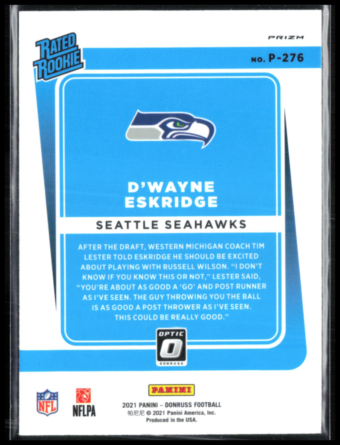 D'Wayne Eskridge RC Red Green