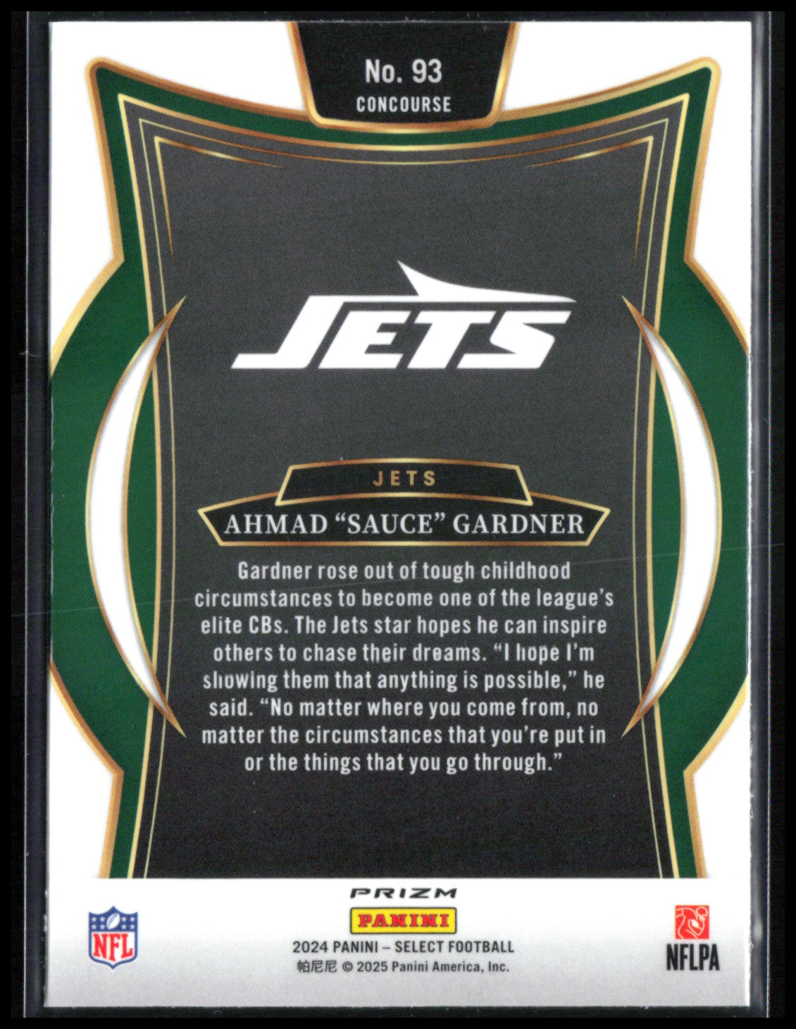 Ahmad Sauce Gardner Green Yellow Shock