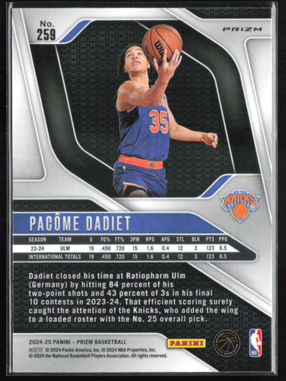 Pacome Dadiet RC Green Prizm