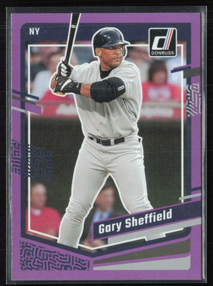 Gary Sheffield Purple Foil