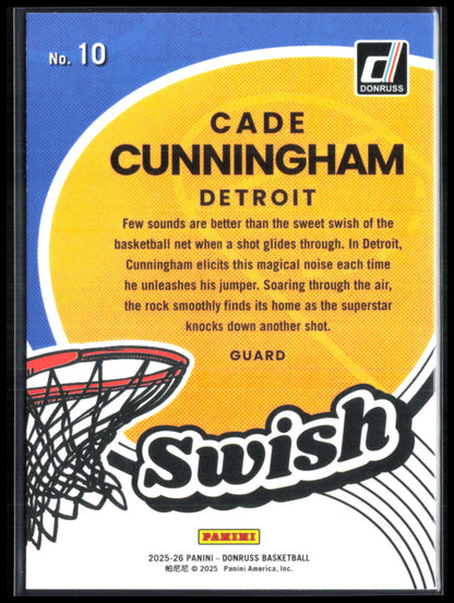 Cade Cunningham Swish Laser
