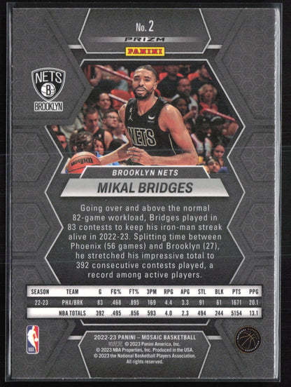 Mikal Bridges Green Mosaic
