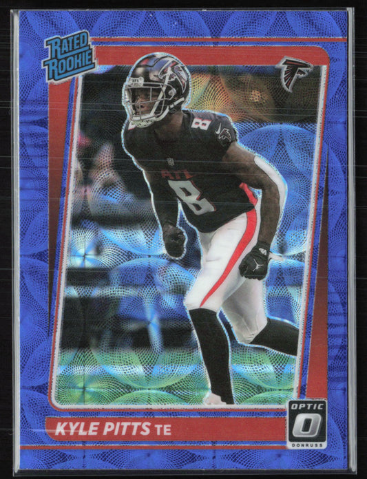 Kyle Pitts RC Blue Scope 2021 Optic Rated Rookie