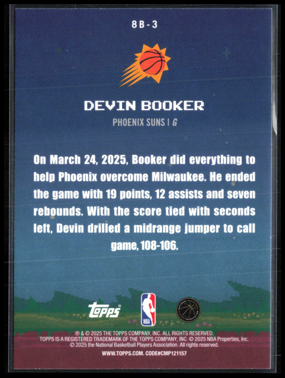 Devin Booker 8-Bit Ballers