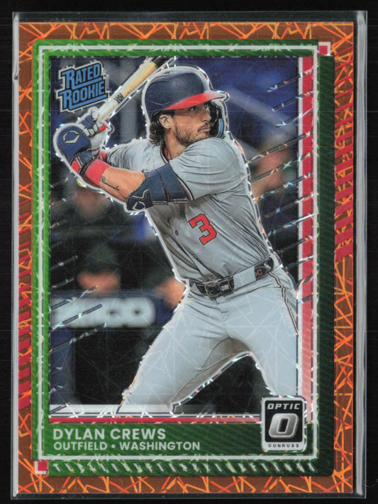 Dylan Crews RC Orange Velocity Rated Rookie
