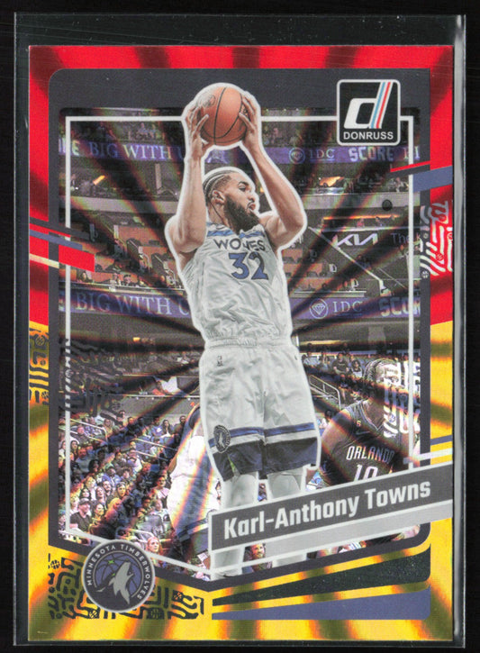 Karl-Anthony Towns Red Yellow Laser