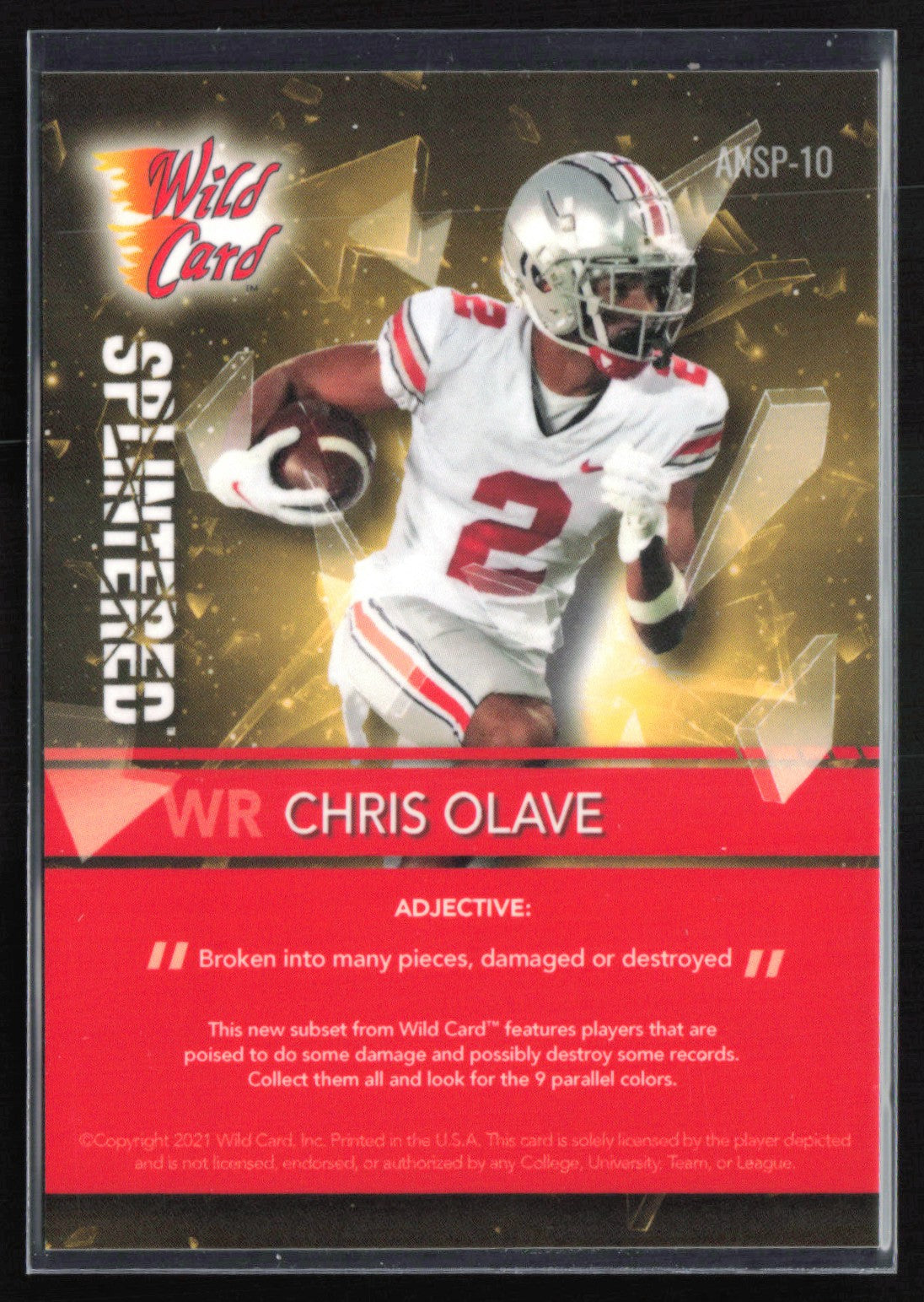 Chris Olave Wild Card Splintered /99
