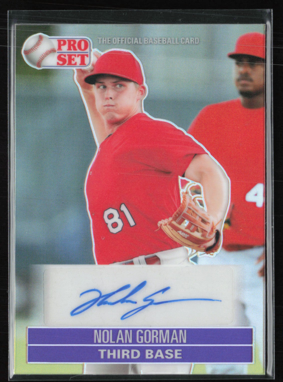 2021 Pro Set Metal 1991 Base Autographs PS1-NG1 Nolan Gorman Auto