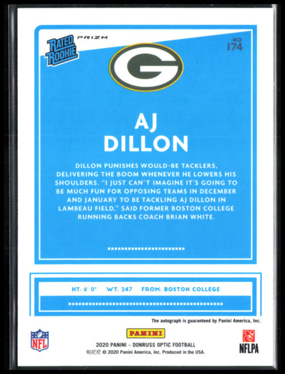 AJ Dillon RC Auto Red Hyper 2020 Optic