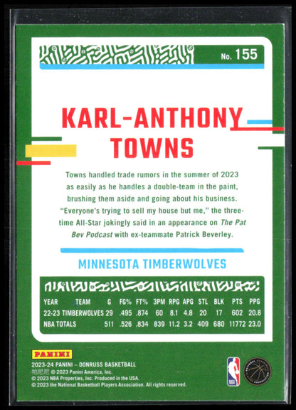 Karl-Anthony Towns Green Laser