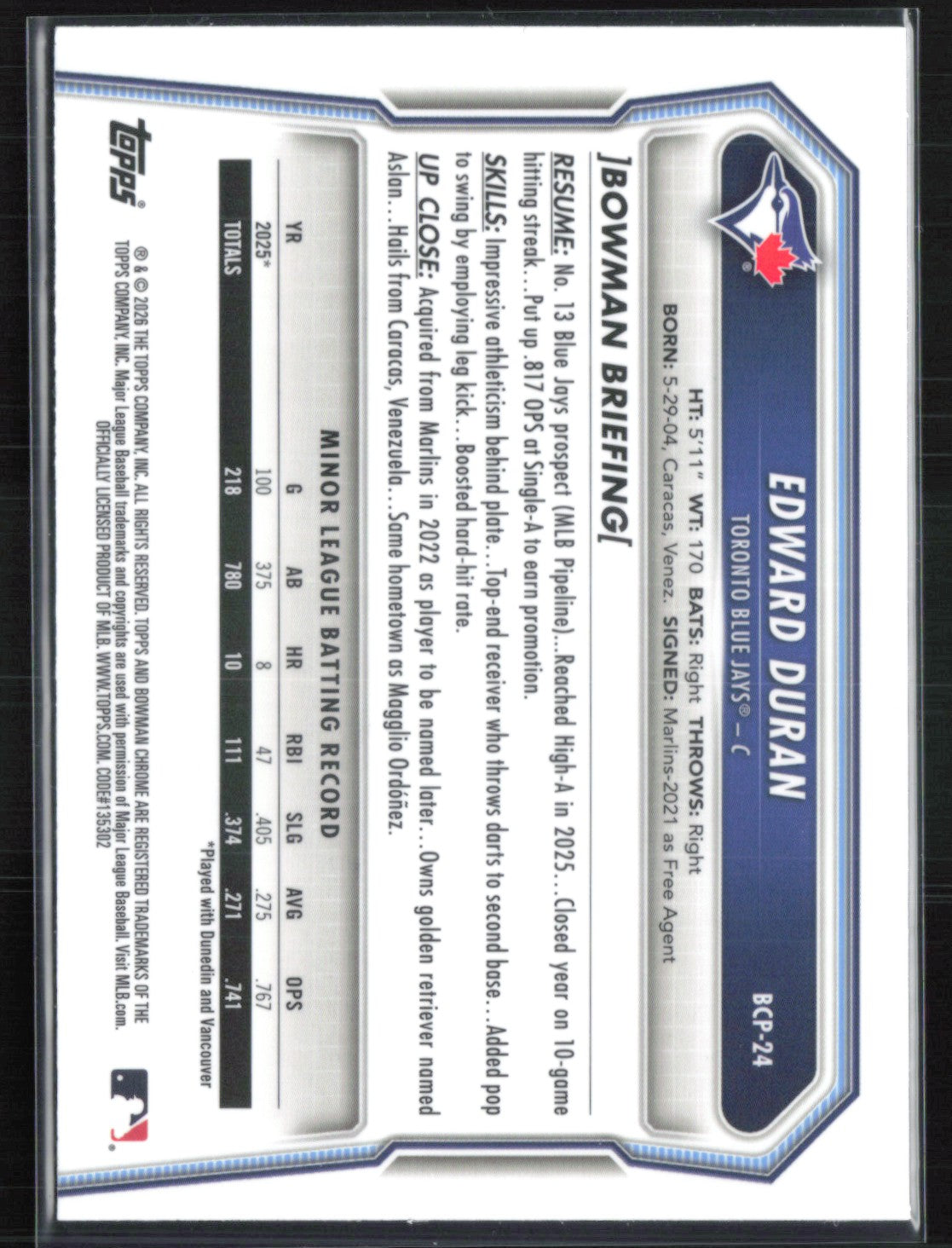 Edward Duran 1st Bowman