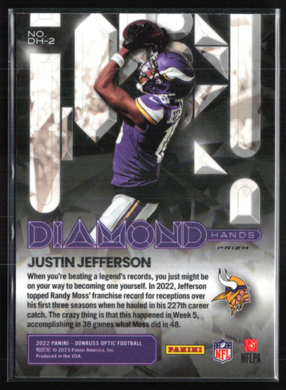 Justin Jefferson Diamond Hands Holo