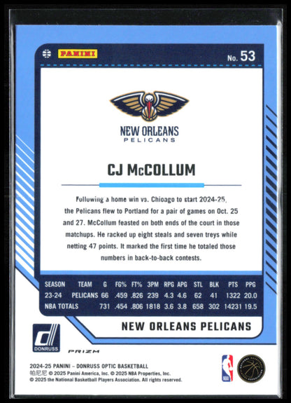 CJ McCollum Blue Velocity